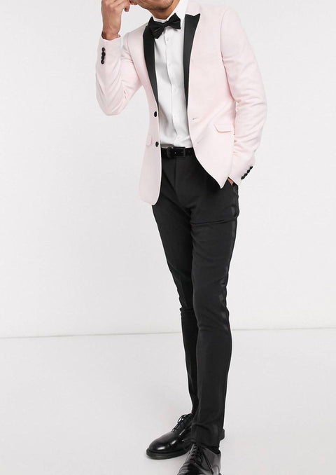 Pink Tuxedo Blazer / Suit