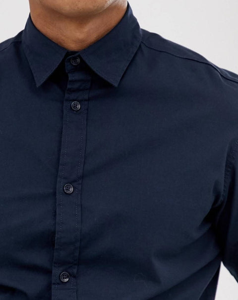 Navy cotton shirt