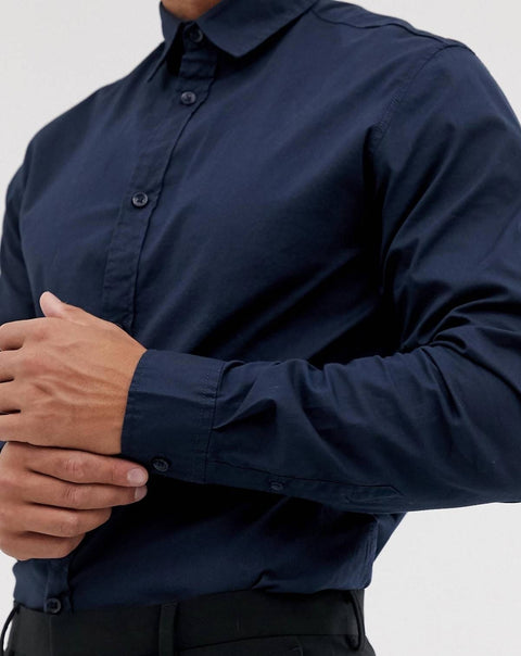 Navy cotton shirt