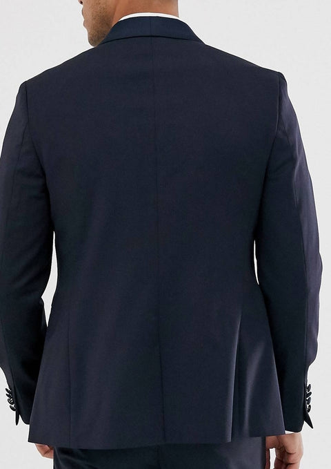 Tuxedo Blazer Suit in Navy