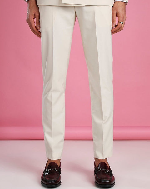Slim plain trouser
