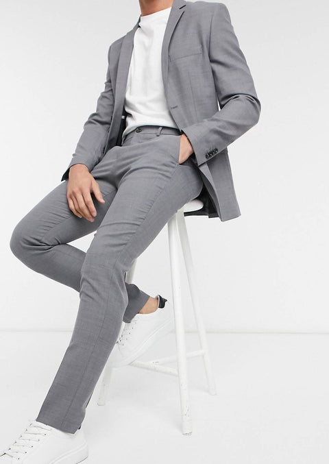 Grey slim fit suit/blazer