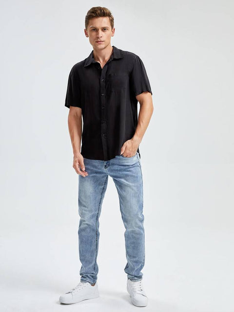 Black Solid Shirt
