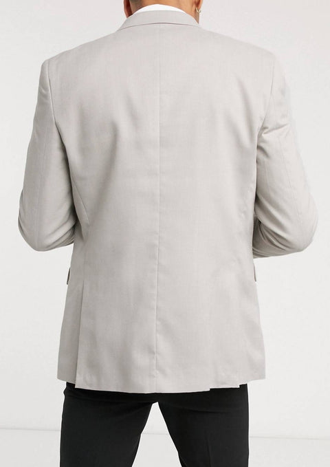 Grey Slim fit Blazer