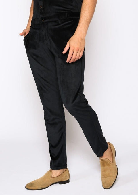Black Velvet Trouser
