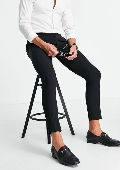 Black Double Breasted Suit