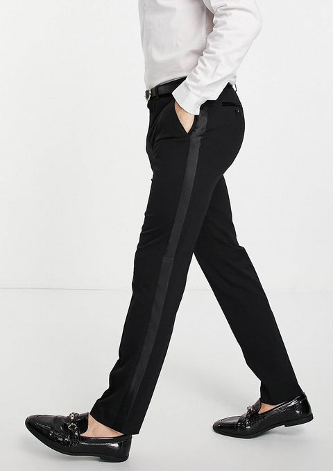 Black Tuxedo Trouser