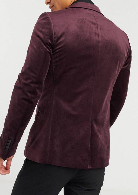 Purple Velvet Tuxedo