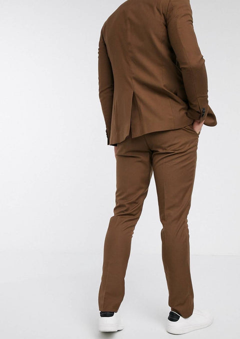 Dark Camel Suit/ Blazer