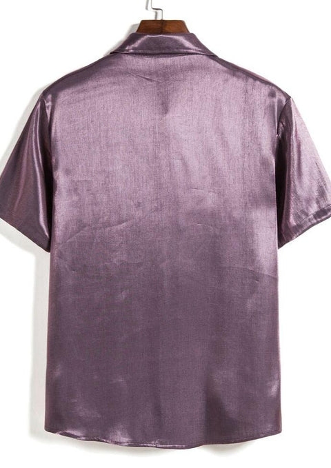 Purple Satin Shirt