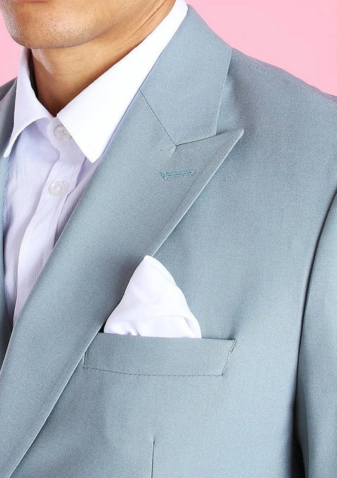 Blue Double Breasted Suit