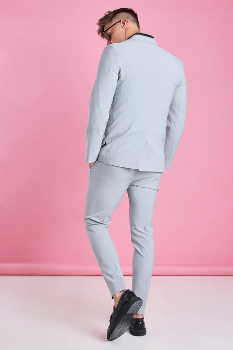 Grey slim fit suit