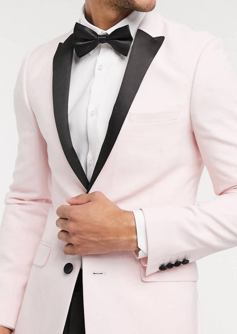 Pink Tuxedo Blazer / Suit