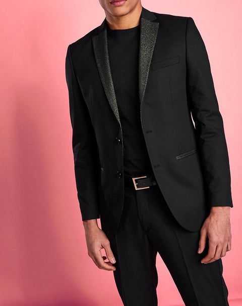 Slim Metallic Suit Jacket