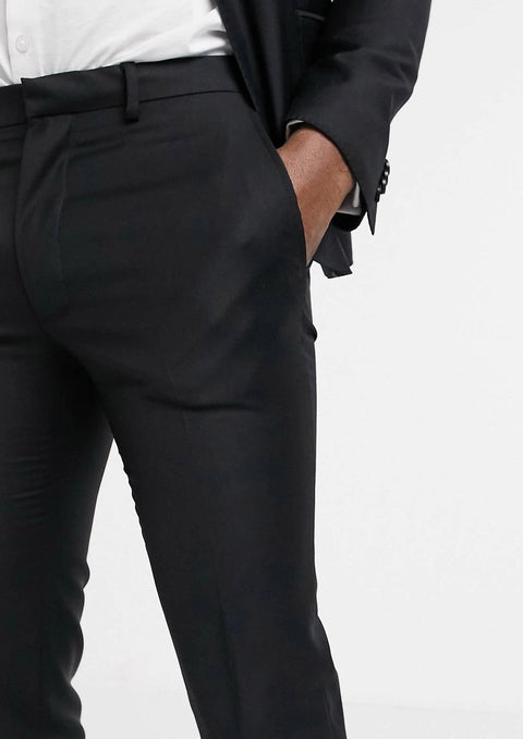 Black Slim Fit Suit Blazer