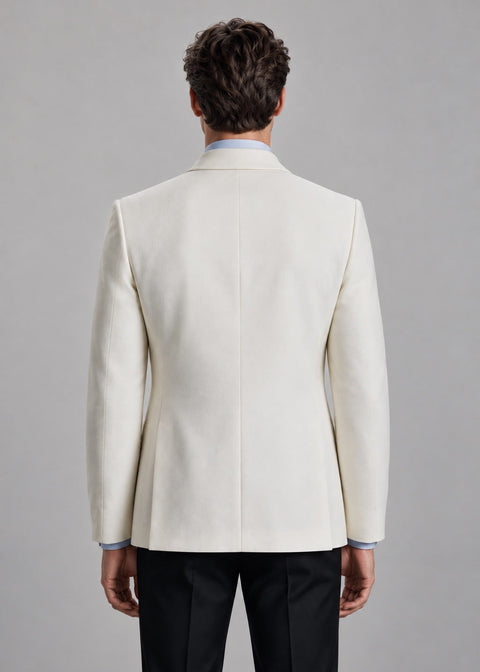 White Shawl Lapel Dinner Tuxedo