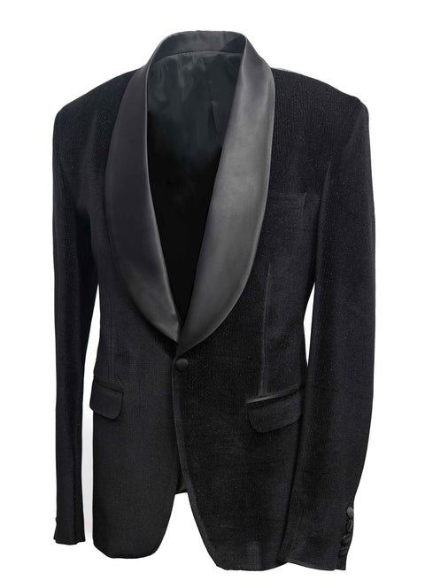 Limited Edition Black Velvet Party Wear Tuxedo Blazer Suit