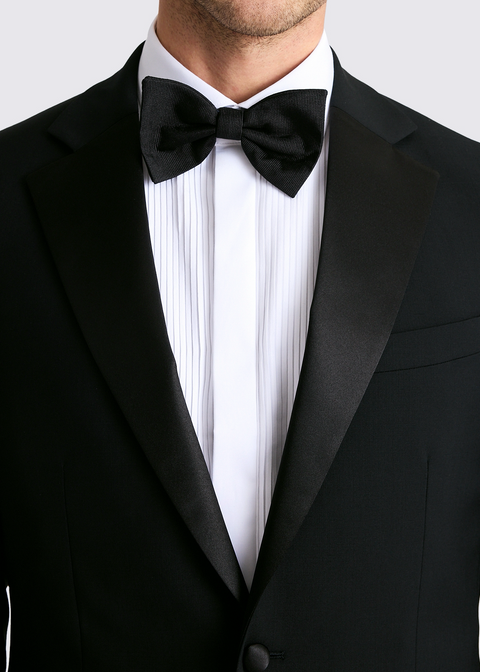 Black Slim Fit Notch Lapel Tuxedo