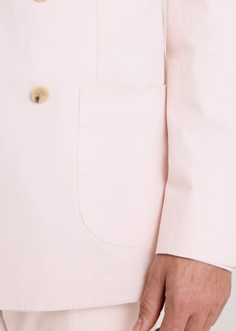 Slim Fit Pink Double Breasted Suit