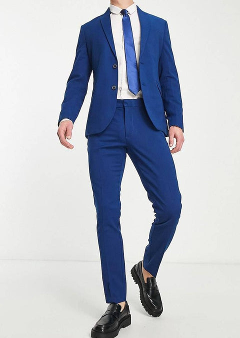 Slim Fit Indigo Blue Suit