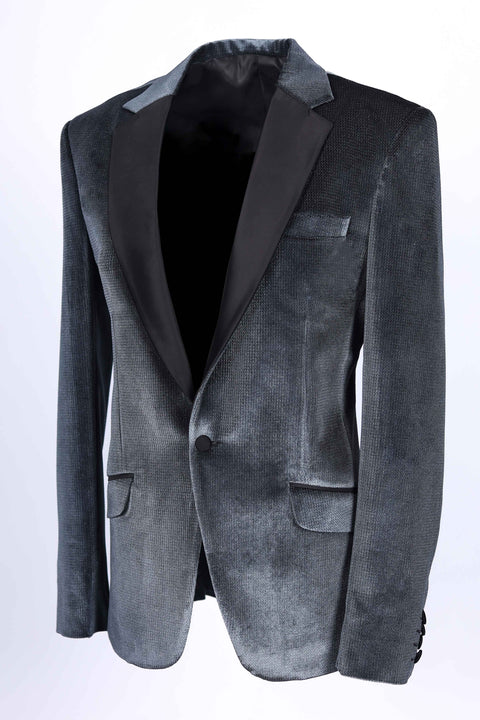 Wedding Grey Tuxedo Blazer