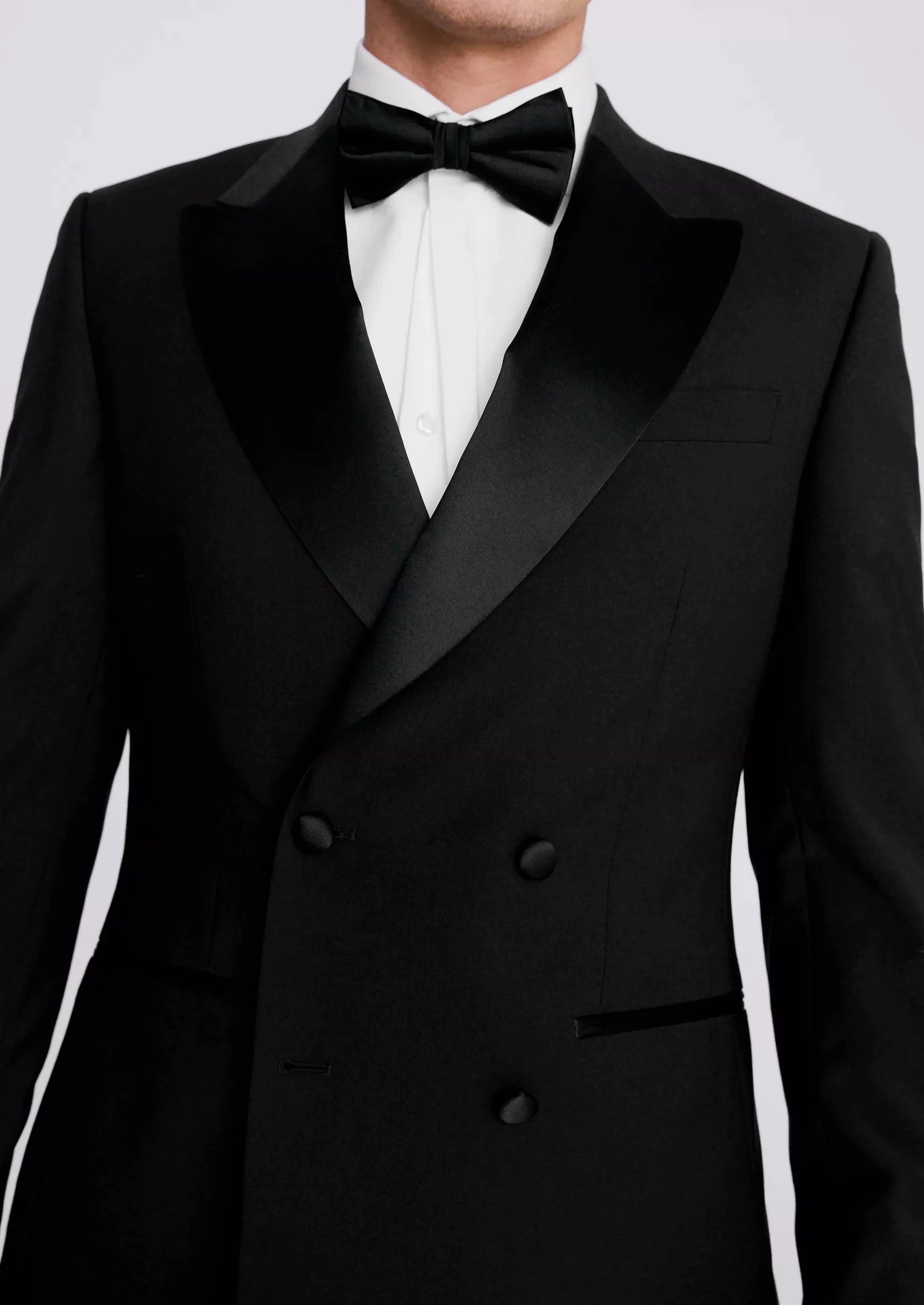 Adrianna Papell Tuxedo Dress, Black at John Lewis & Partners