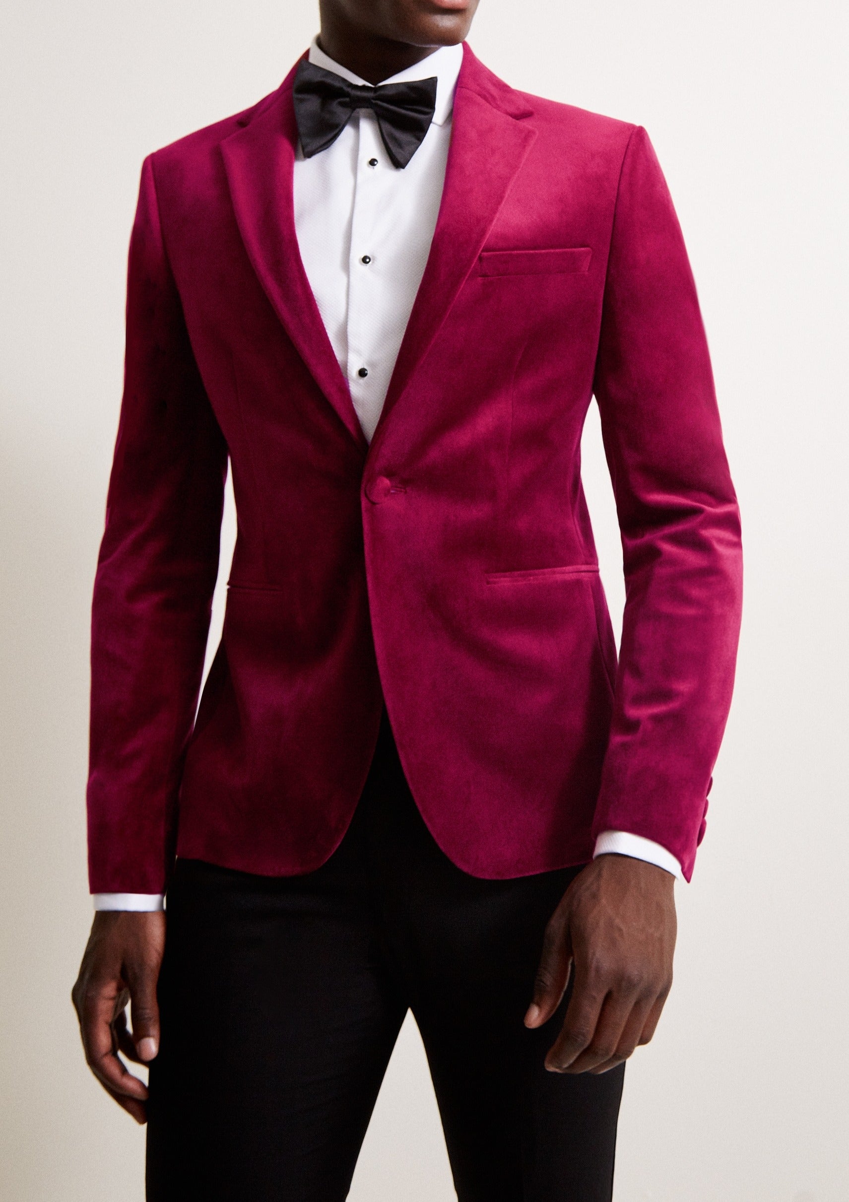 Jeff Banks | Men's Plain Velvet Blazer | Suit Direct