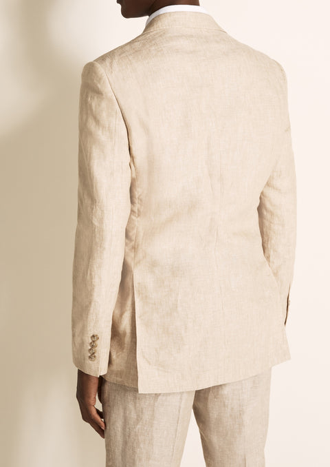 Linen Suit in Beige