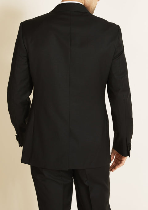 Tailored Fit Black Tuxedo Suit