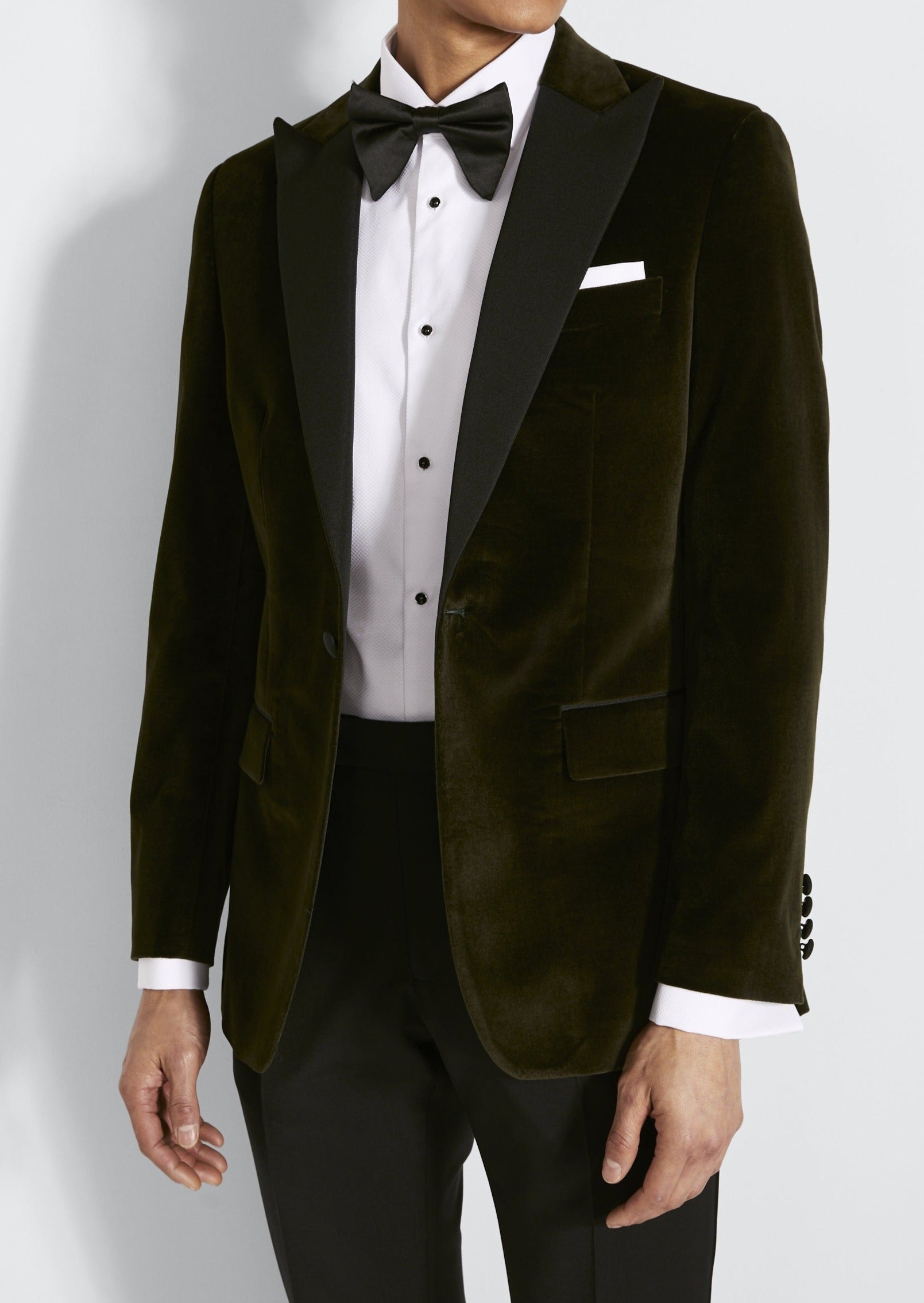 Green tuxedo blazer best sale