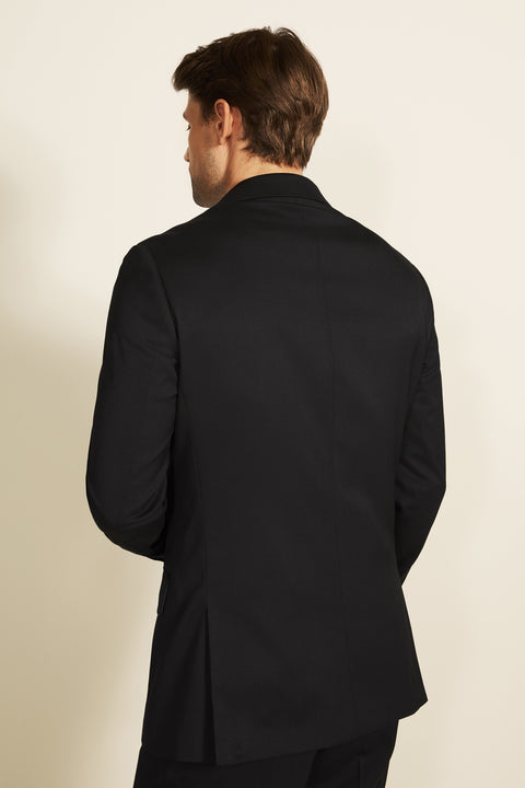 Tailored Fit Black Suit