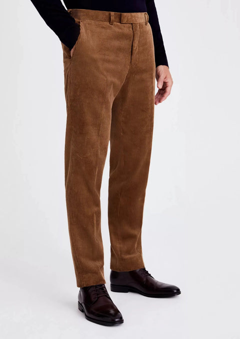 Rust Brown Double Breasted Corduroy Suit