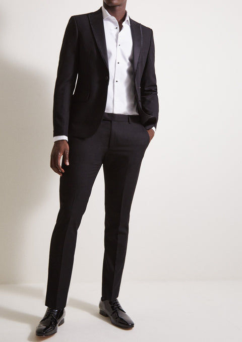 Slim Fit Black Tuxedo Suit