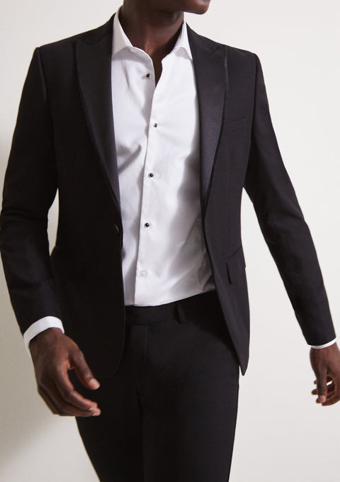 Slim Fit Black Tuxedo Suit