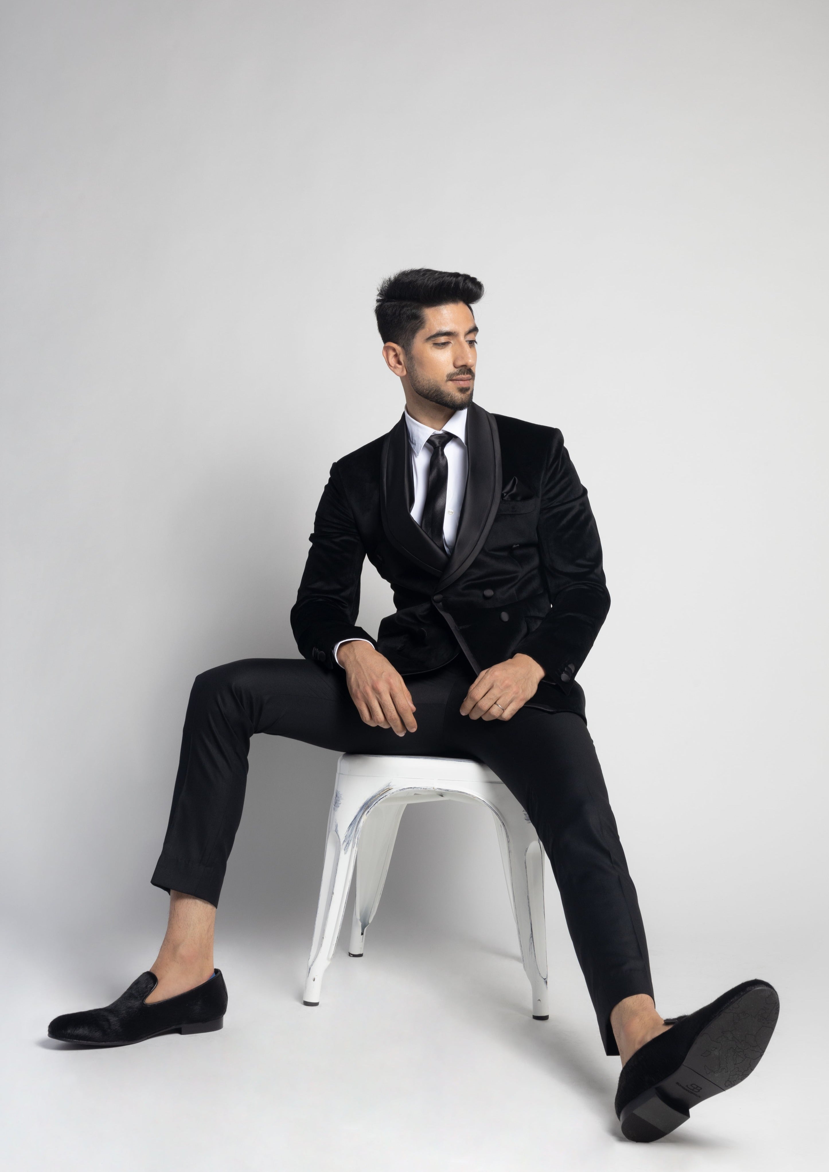 Black blazer shop for wedding