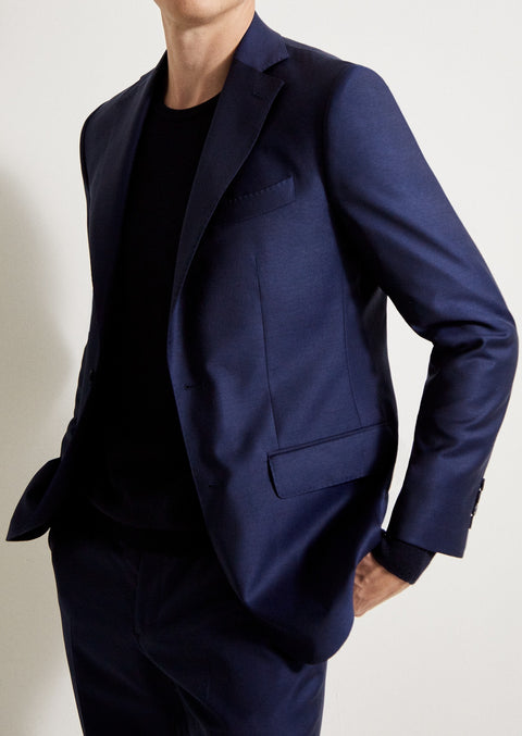 Tailored Fit Navy Suit