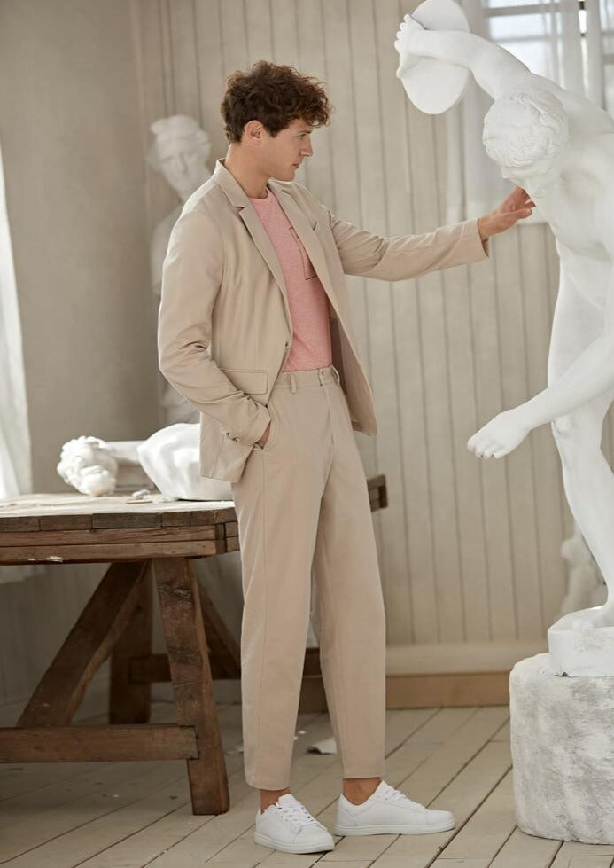 Men Suits - Italian Style Slim Fit Jacket + Vest + Trousers Groom Suit –  Varucci Style