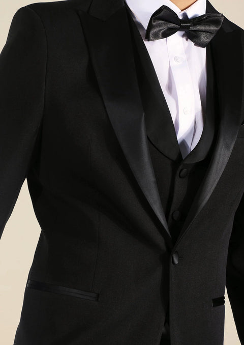 Wedding Slim Black Tuxedo Suit Jacket Tumuh