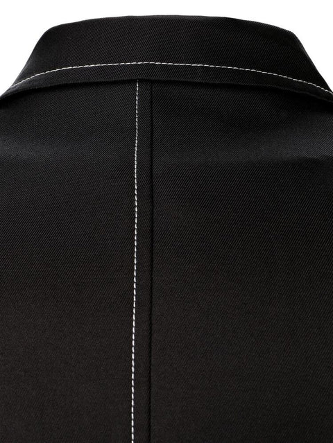 Black Single Button Blazer