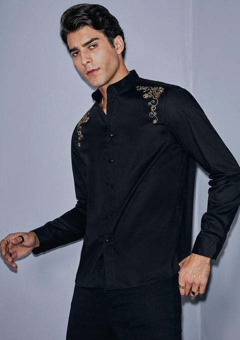 Baroque Embroidery Shirt