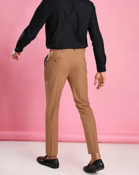 Slim fit brown trouser