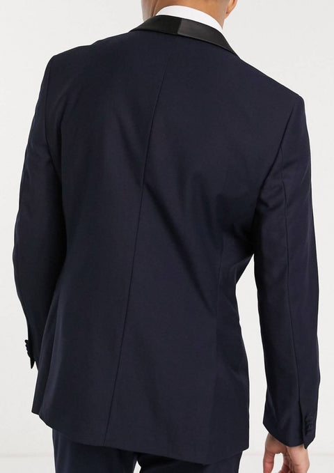 Navy Tuxedo Blazer / Suit