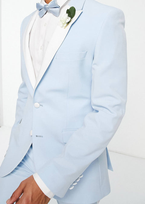Light Blue Tuxedo Suit for Wedding