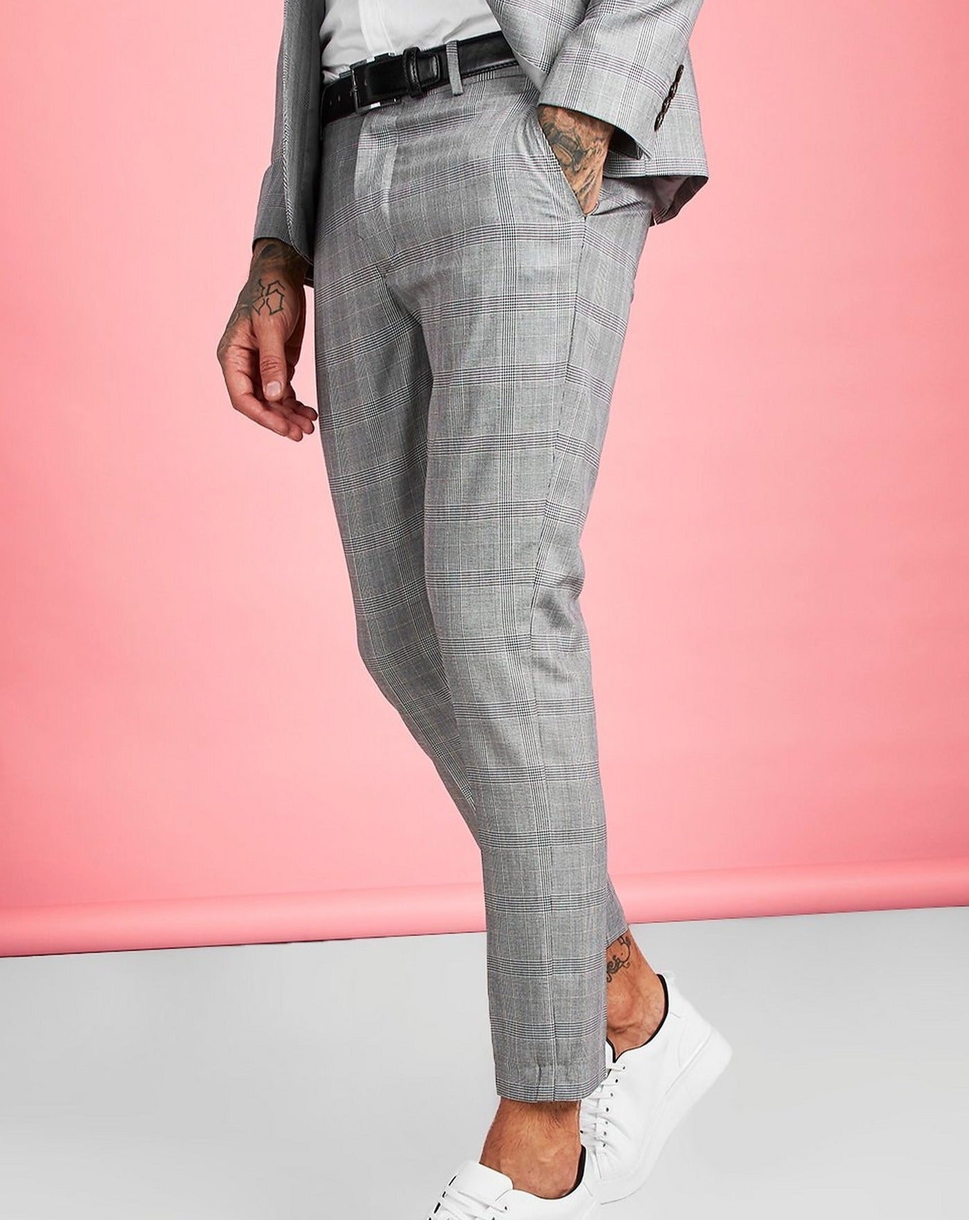 Reiss Newbury Slim Fit Checked Trousers | REISS USA