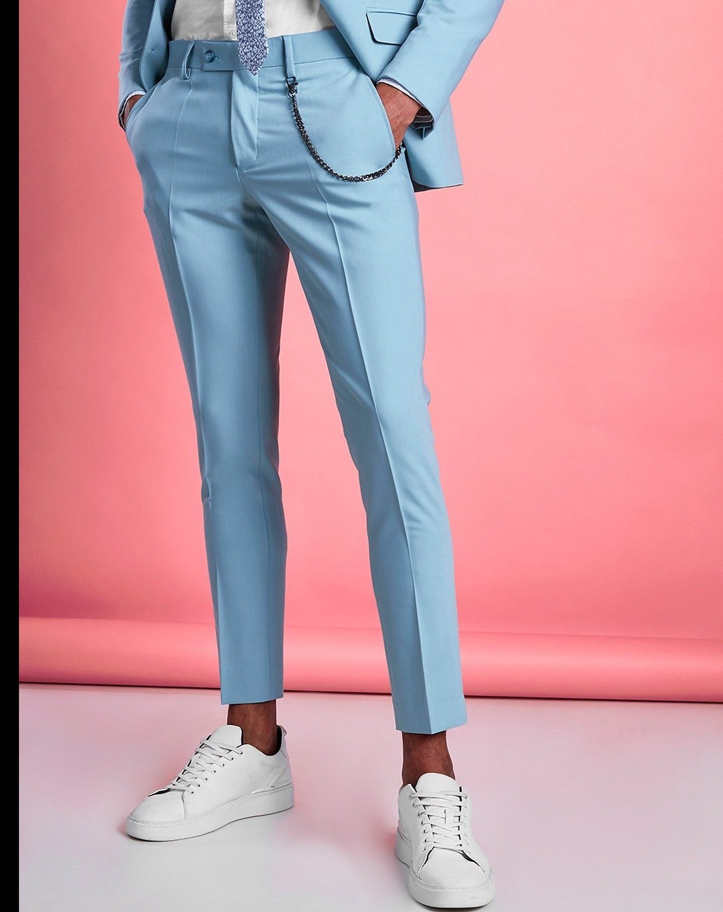 Men Khaki Smart Fit Mid Rise Formal Trouser