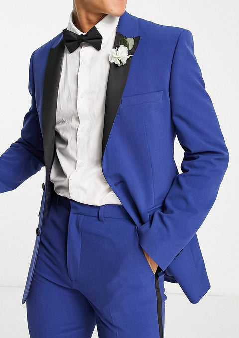 Royal Blue Tuxedo Suit For Wedding