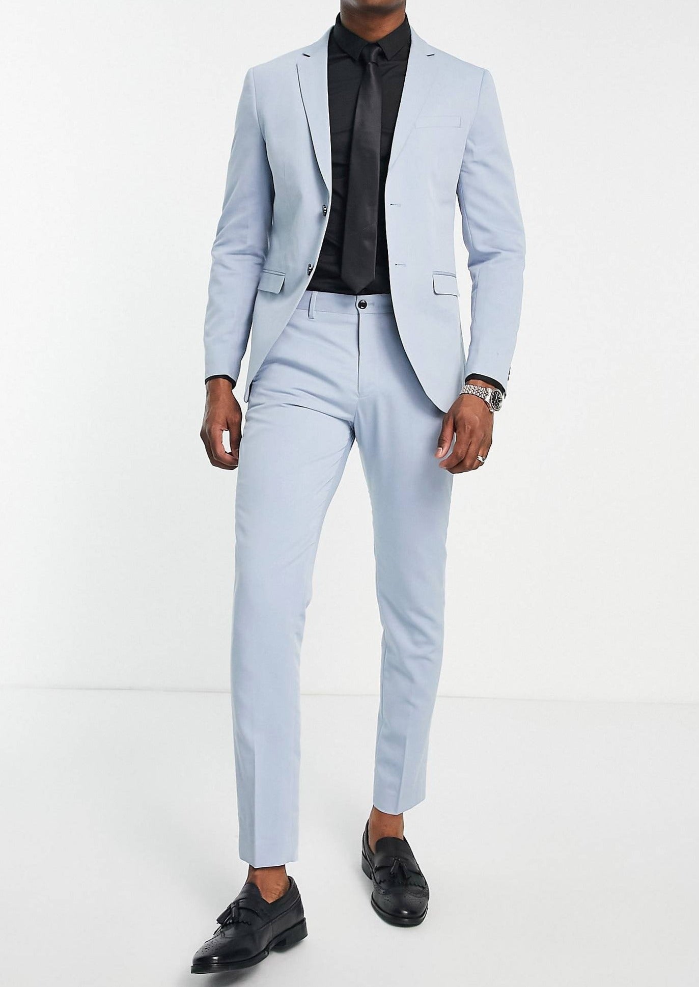 Navy Blue Blazer with White Pants Part 2  Tailor  Barber