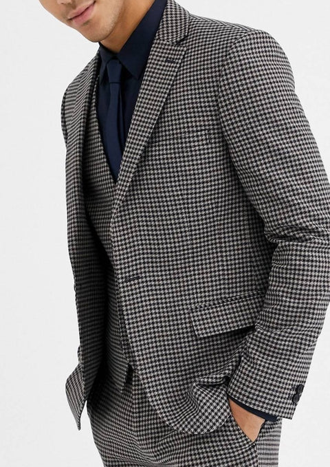 Dogtooth Checkered Blazer/Suit