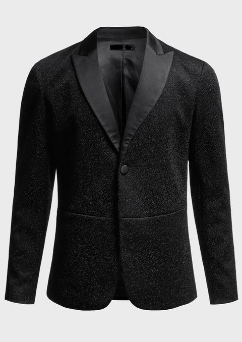 Black Tuxedo Blazer For Prom