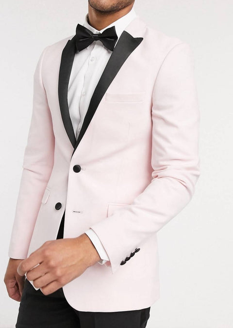 Pink Tuxedo Blazer / Suit